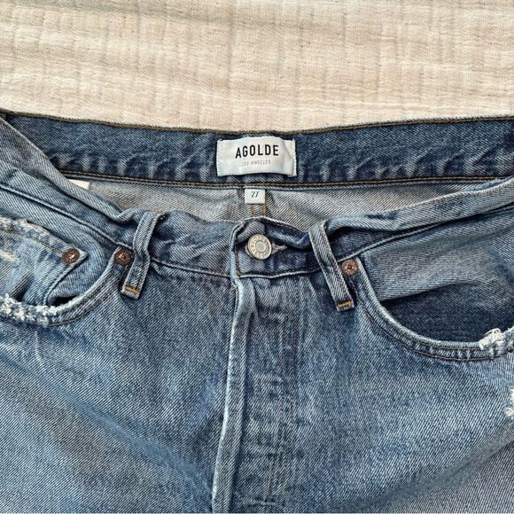 Agolde 90s Jean Size 27 Distressed - Picture 7 of 13